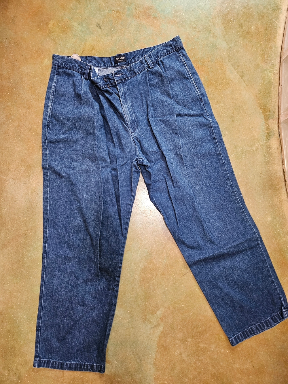 Classic Men’s Relaxed Fit Jeans - Dark Blue